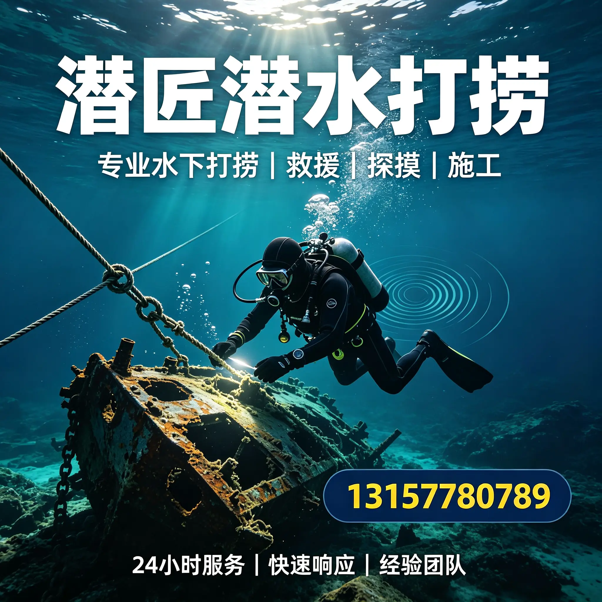 罗定水下打捞作业服务产品